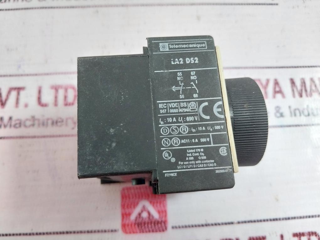 Telemecanique Zeitblock LA2 DT2 LA2DT2 Time Delay Contact Blocco 0,1 -30s Telemecanique Zeitblock LA2 DT2 LA2DT2 Time Delay Contact Blocco 0,1 -30s