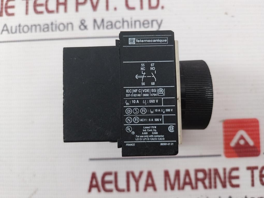 Telemecanique La2 Dt4 Time Delay Auxiliary Contact Block 10-180S 10A 660V