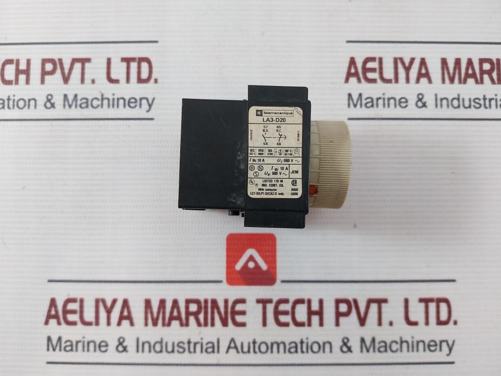 Telemecanique La3-d20 Time Delay Block