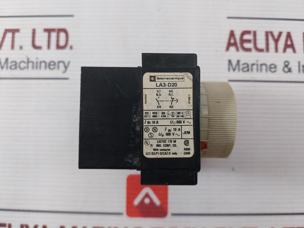 Telemecanique La3-d20 Time Delay Block