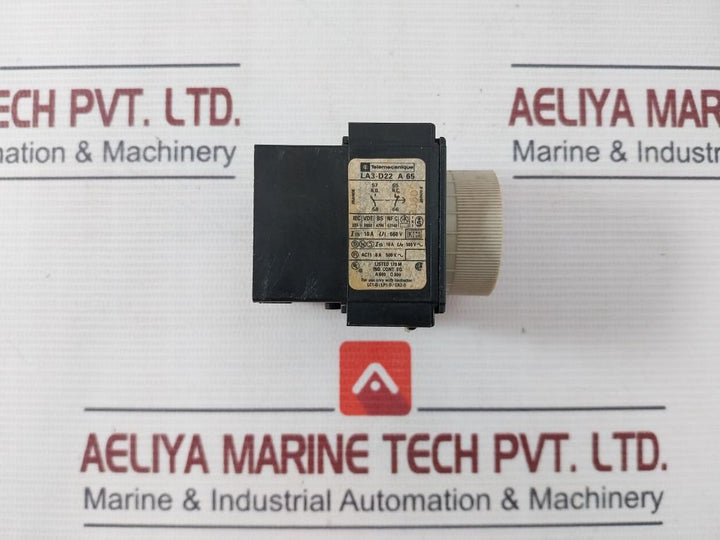 Telemecanique La3-d22 A65 Time Delay Module 0.1-30S 660V 500V 10A