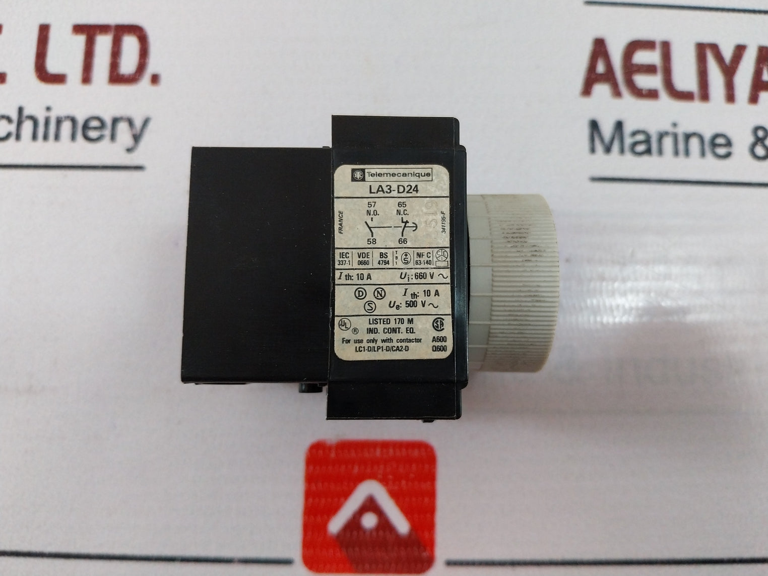 Telemecanique La3-d24 Time Delay Module 10A