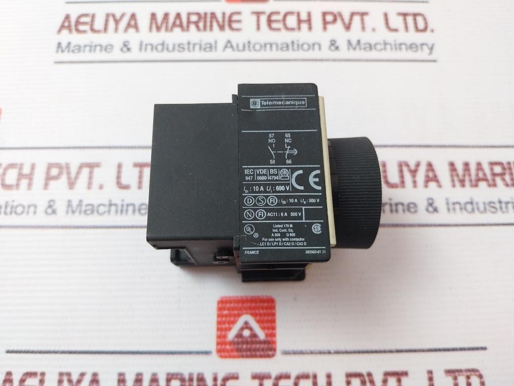 Telemecanique La3 Dr4 Time Delay Block 10-180S, 10A, 690 V