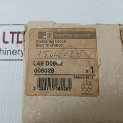 Mechanical Interlock La9 D0902 Telemecanique