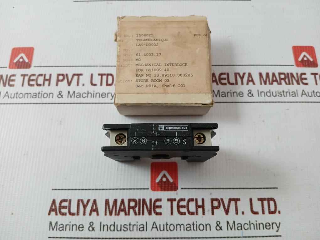 Mechanical Interlock La9 D0902 Telemecanique