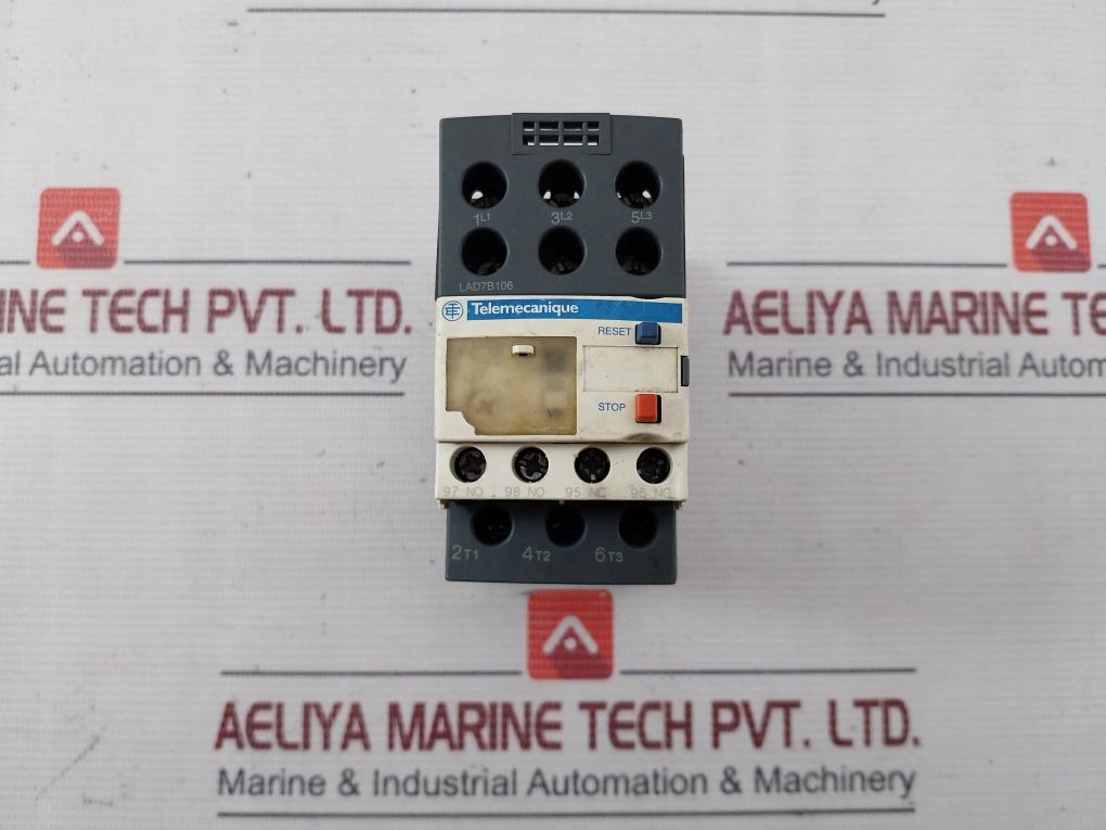 Telemecanique Lad7B106 Adapter Terminal Block W/ Overload Relay Vu06 Iea10