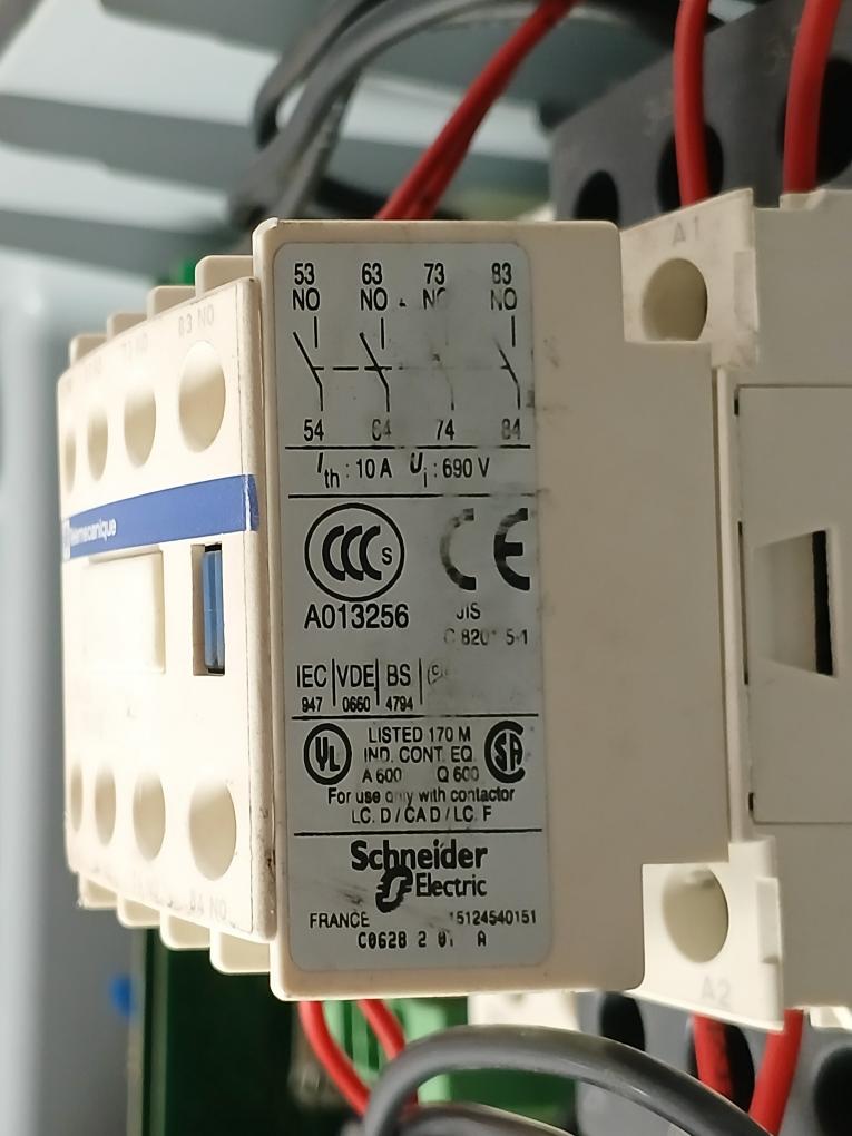 Telemecanique Ladn40 Electrical Control Panel 600Vac Max