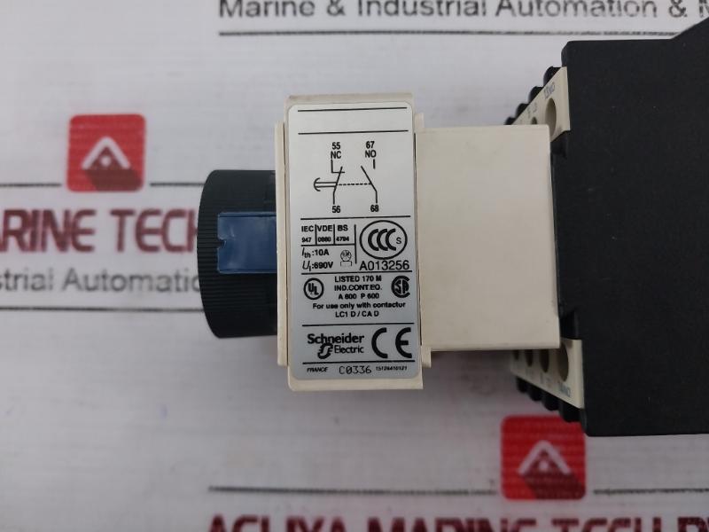 Telemecanique Ladt2 Time Delay Relay 220V 50/60 Hz A600 P600 Iec 158-1 750V