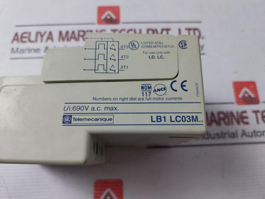 Telemecanique Lb1 Lc03M10 Integral Starter Overload 690V