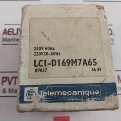 Telemecanique Lc1-d169 Contactor 660 V 40A 50-60Hz