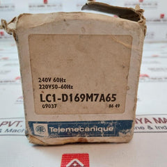 Telemecanique Lc1-d169•A 65 Contactor 40A 660V