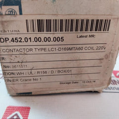 Telemecanique Lc1-d169•A 65 Contactor 40A 660V