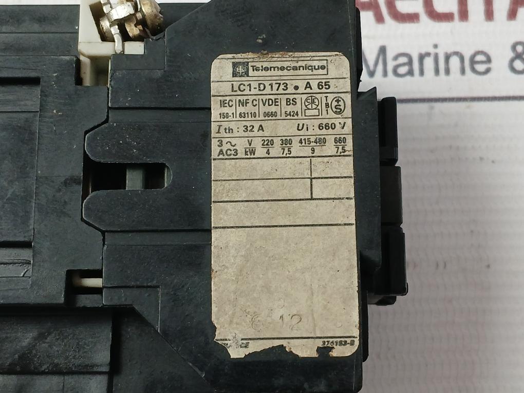 Telemecanique Lc1-d173.A65 Magnetic Contactor 220-240V 50/60Hz 32A