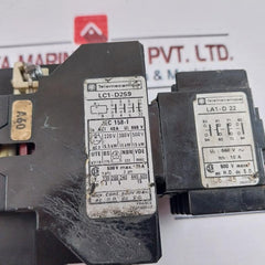 Telemecanique Lc1-d259 Contactor W/ La1-d22 Aux Contact