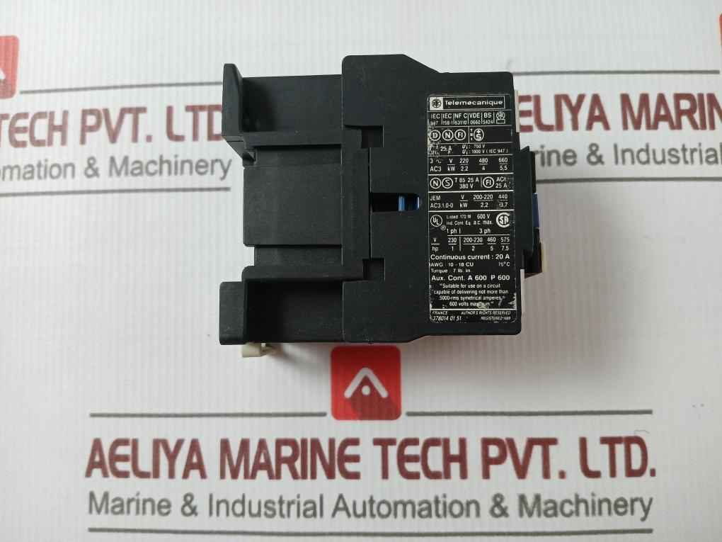 Telemecanique Lc1 D09 01 Contactor Module