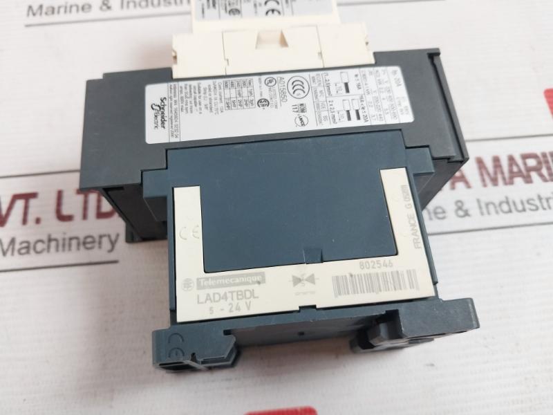 Telemecanique Lc1D093Bd 3-pole Auxiliary Module With Ladn113 Contact Block 24Vdc