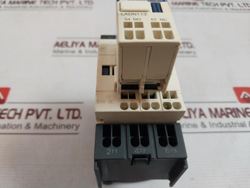 Telemecanique Lc1D093Bd 3-pole Auxiliary Module With Ladn113 Contact Block 24Vdc