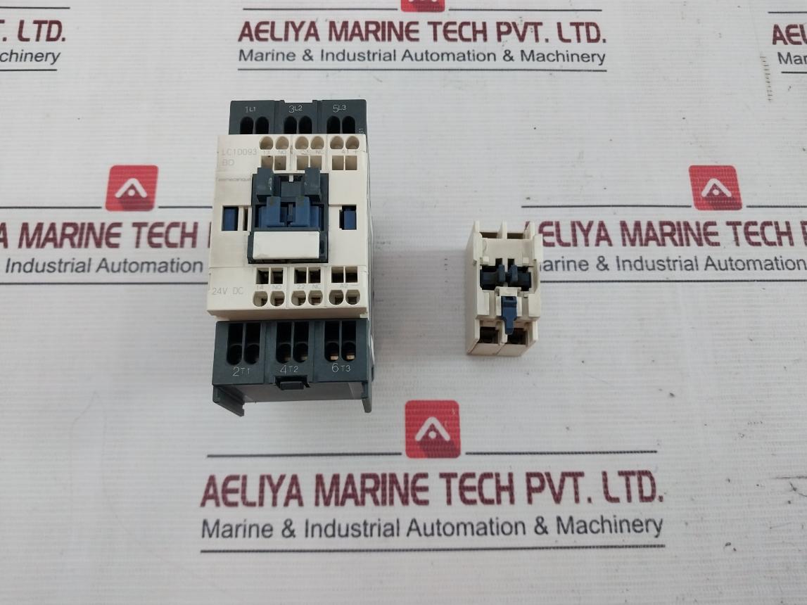 Telemecanique Lc1D093 Bd 3-pole Contactor 24Vdc 600V Ac Max 12A