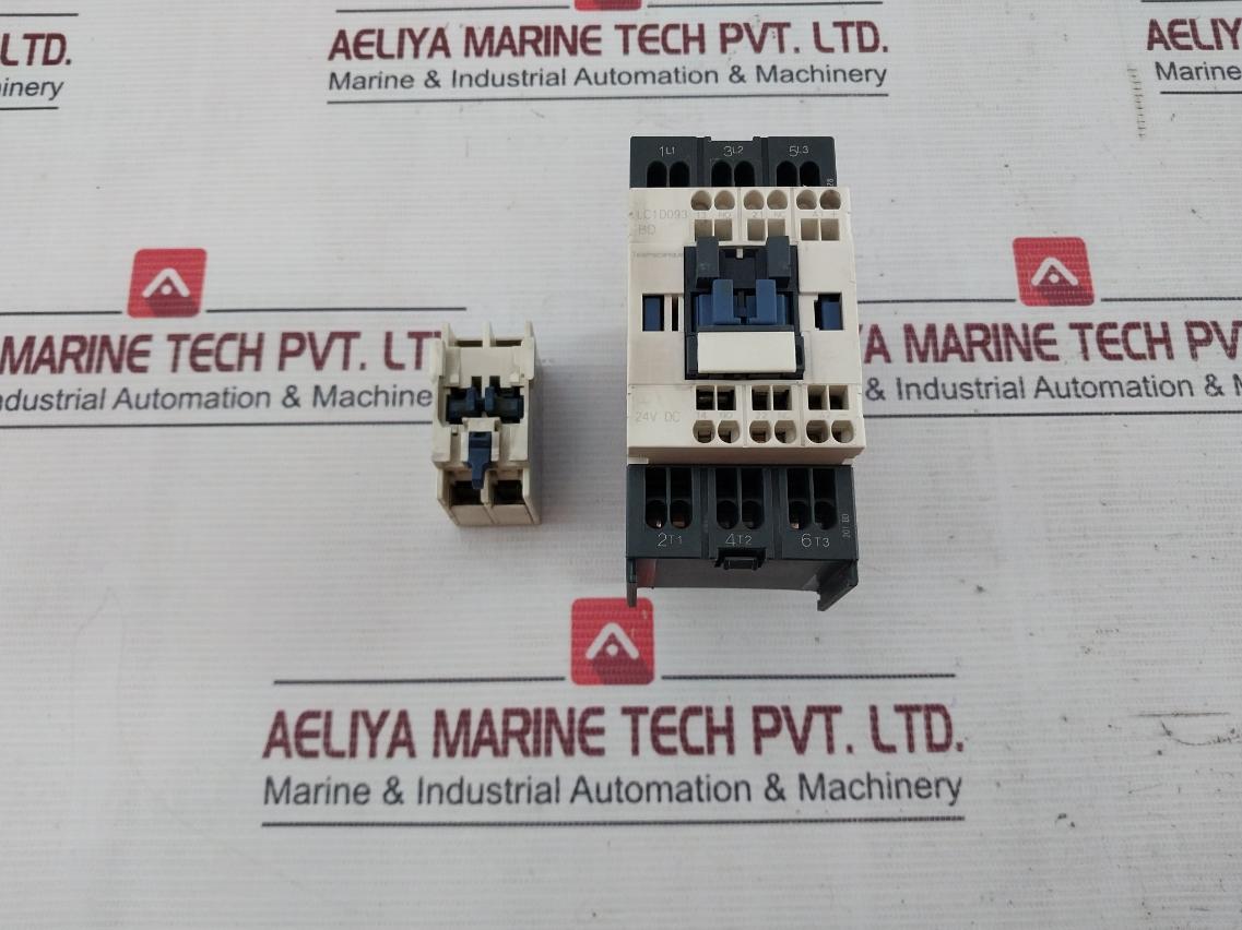 Telemecanique Lc1D093 Bd 3 Pole Contactor 24V Dc 600V Ac Max 20A