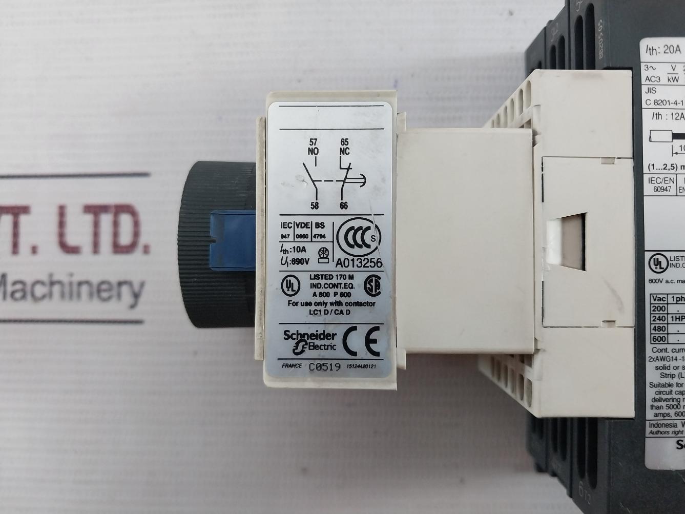 Telemecanique Lc1D093 Bd Contactor 24Vdc