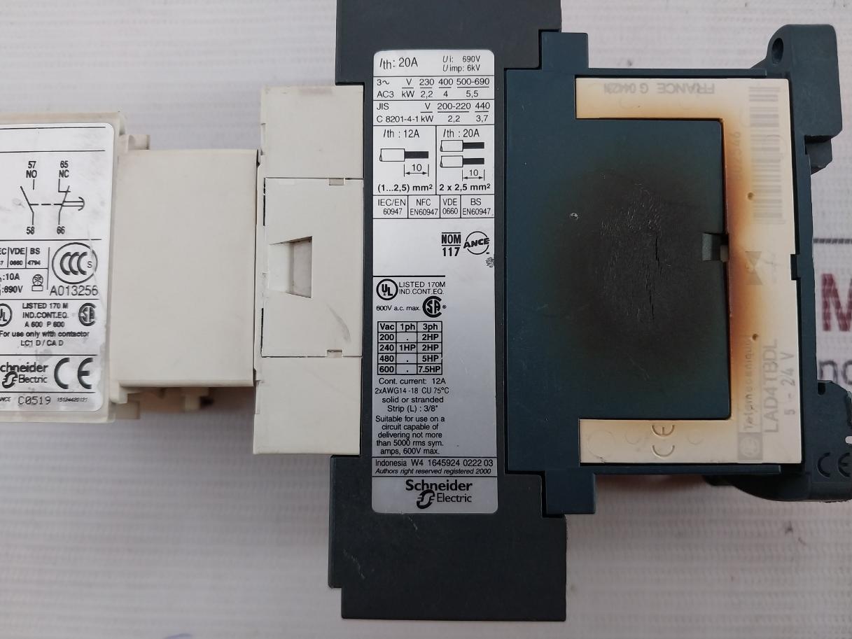Telemecanique Lc1D093 Bd Contactor 24Vdc