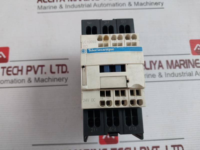 Telemecanique Lc1D093Bd Tesys D Contactor 3P 9A 24V Dc Coil 600V A.C.Max.