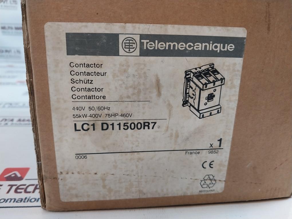 Telemecanique Lc1D11500 /Lx1D8 Coil Contactor 160A