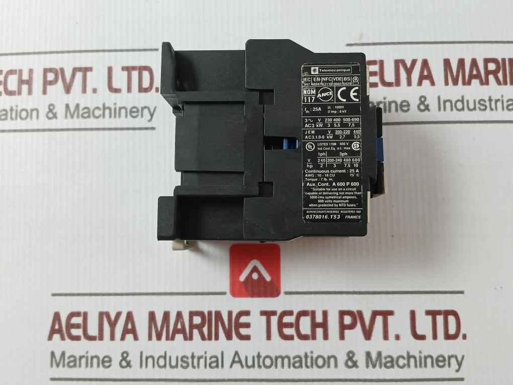 Telemecanique Lc1 D12 10 Contactor Unit