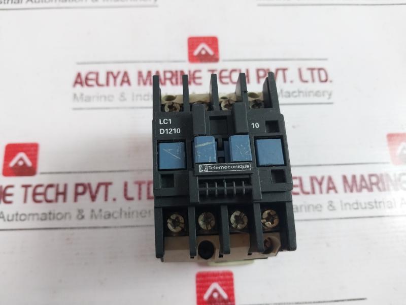 Telemecanique Lc1D1210 Power Contactor Iec 947 600V Ac 1000V 8Kv Awg 10-18