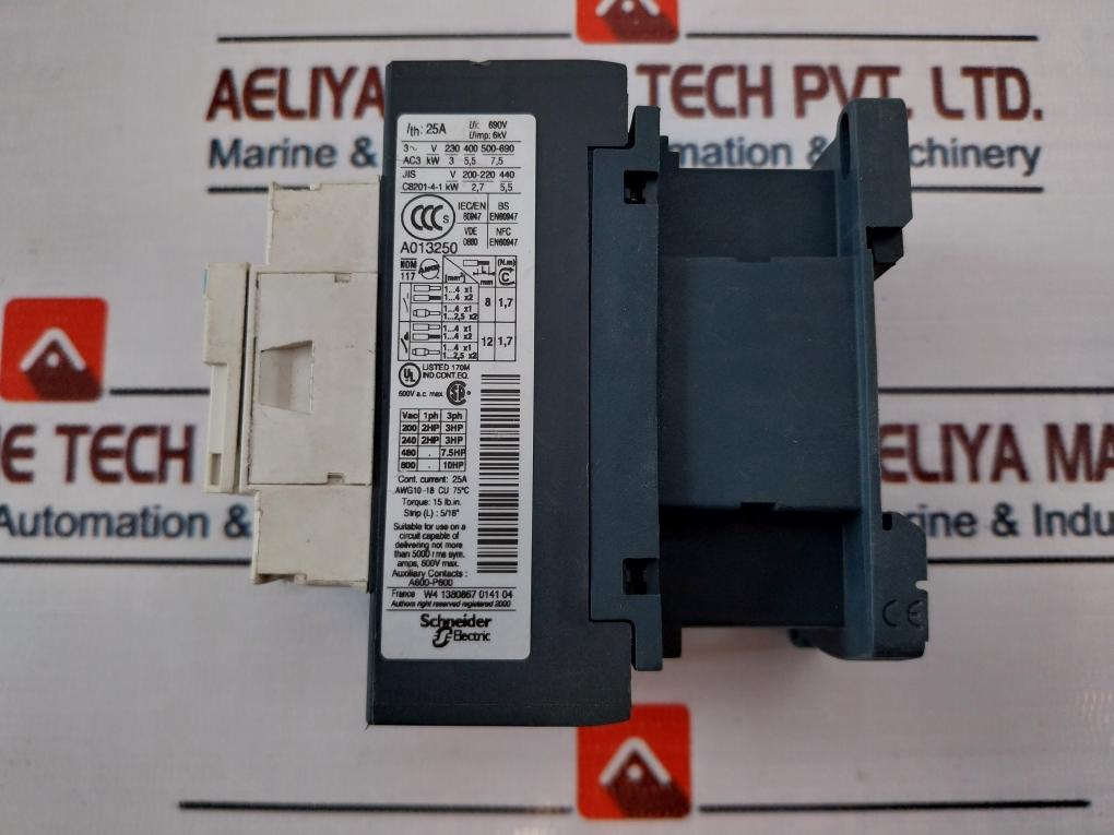 Telemecanique Lc 1D 128 Contactor 110V 50/60Hz