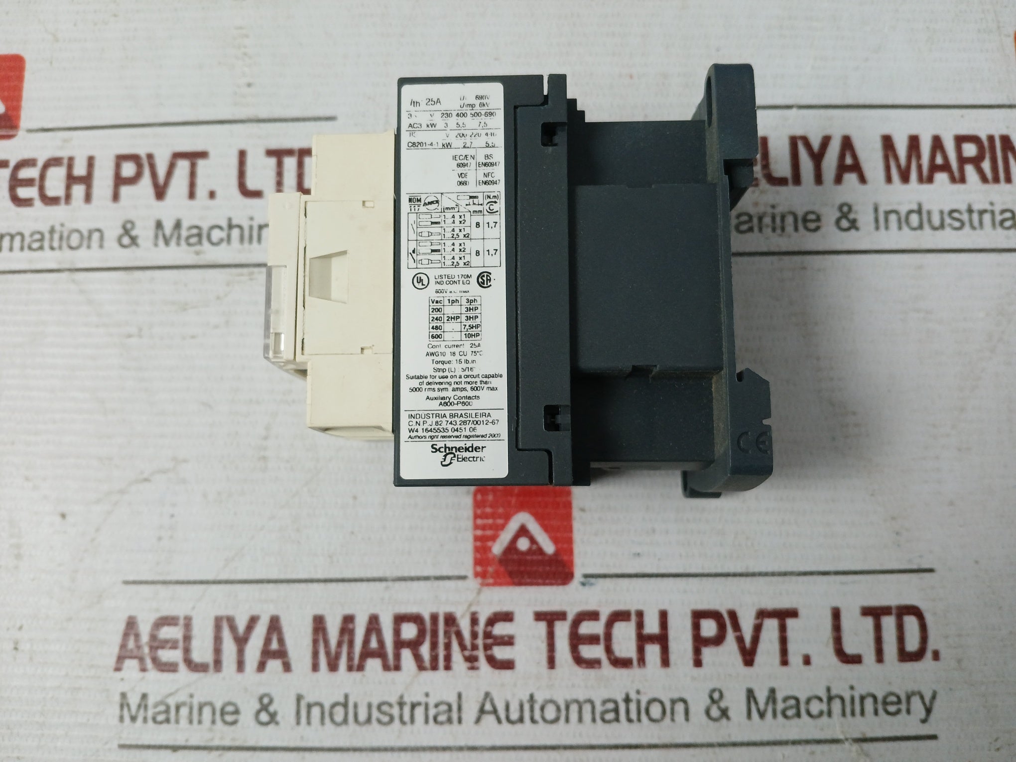 Telemecanique/square D/schneider Electric Lc1d12f7 Contactor