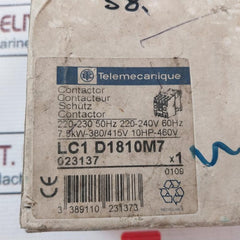 Telemecanique Lc1 D1810 Contactor 32a 1000v