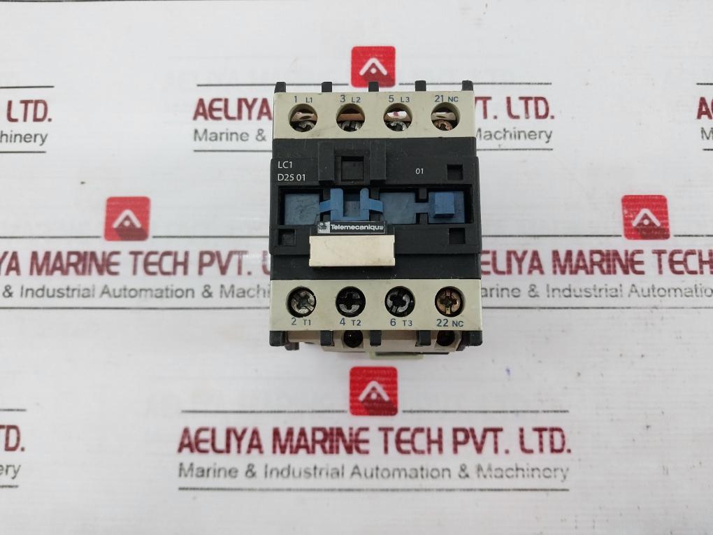 Telemecanique Lc1 D25 01 Contactor Iec 947 1000V 230V 50/60Hz 8Kv