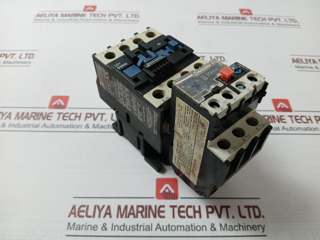 Telemecanique Lc1 D2510 Contactor With Thermal Overload Relay Lt2-e1316 50A 8 Kv