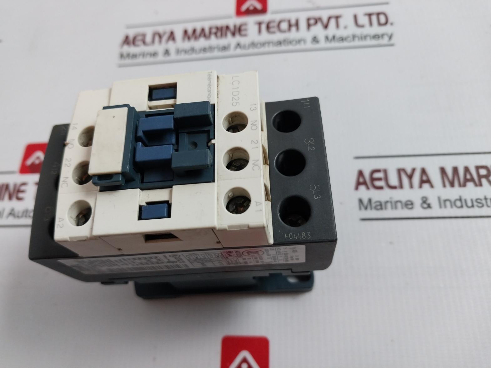 Telemecanique Lc1D25 Contactor Bs En60947 Vde 0660 A013250 A600-p600 50/60Hz