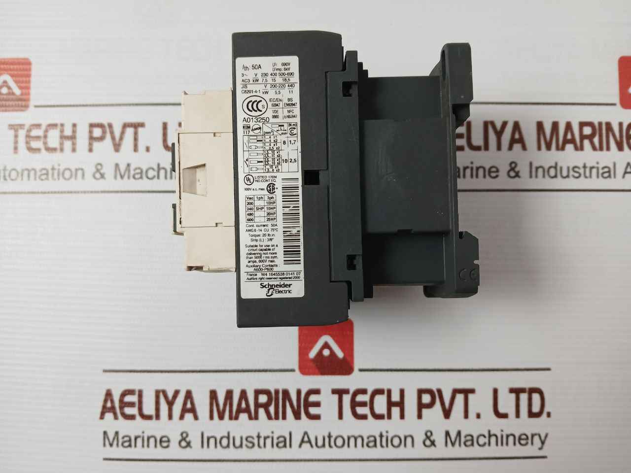 Telemecanique Lc1D32 Power Contactor 50A 690V 6Kv Jis C 8201-4-1