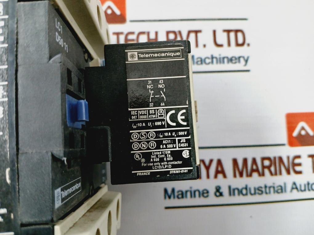 Telemecanique Lc1 D50 11 Contactor