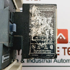 Telemecanique Lc1 D5011 Contactor With La1 Dn11 Auxiliary Contact Block