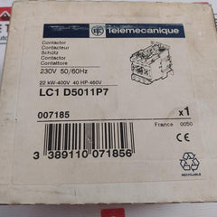 Telemecanique Lc1 D5011P7 Contactor 22 Kw-400V 40Hp-460V