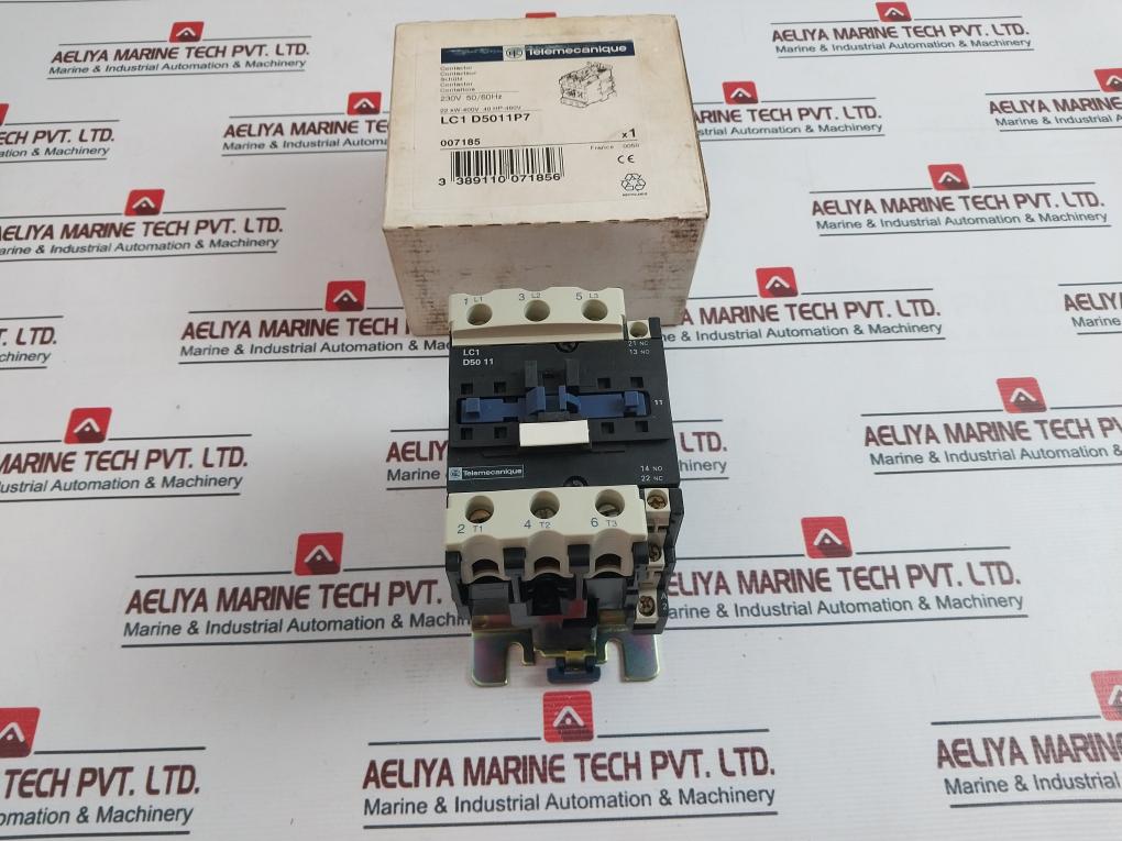 Telemecanique Lc1 D5011P7 Contactor 22 Kw-400V 40Hp-460V