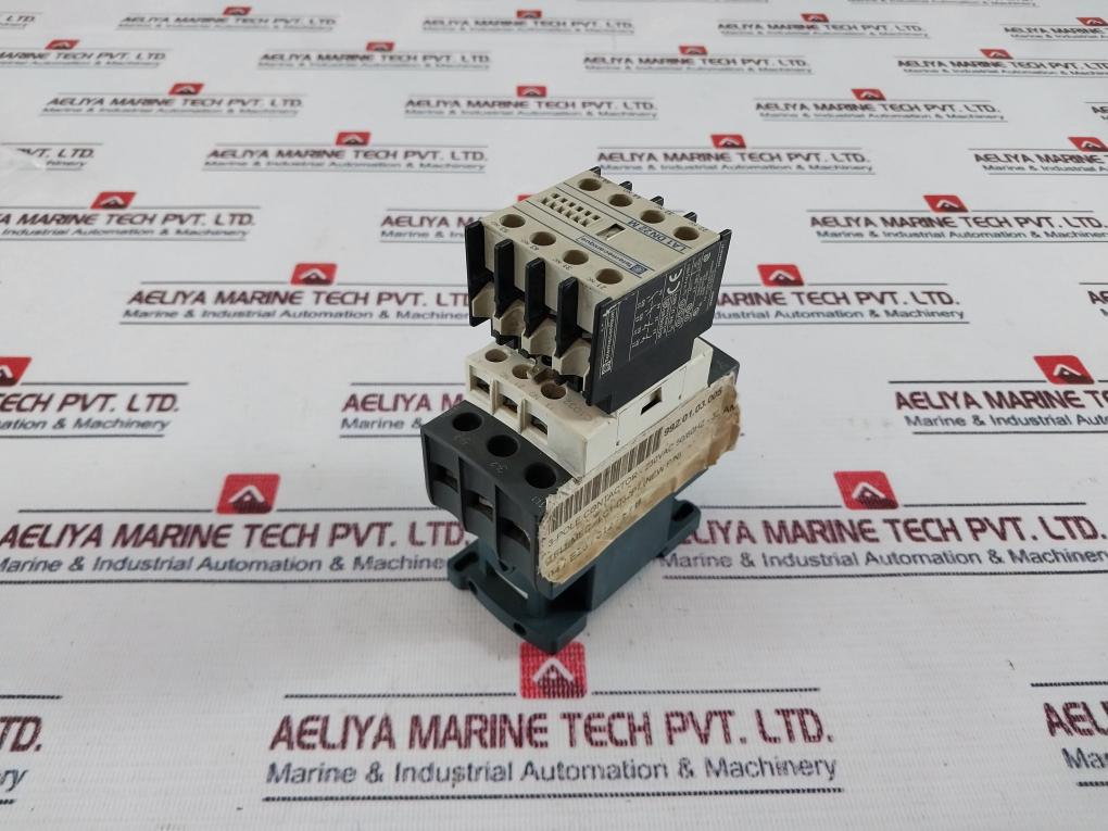 Telemecanique Lc1 D/Lp1 D, 3P Contactor W/ La1 Dn22 M Contact Block