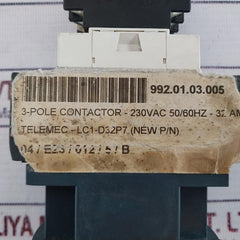 Telemecanique Lc1 D/Lp1 D, 3P Contactor W/ La1 Dn22 M Contact Block