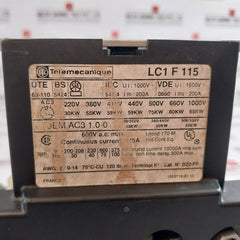 Telemecanique Lc1F115 Contactor 200A