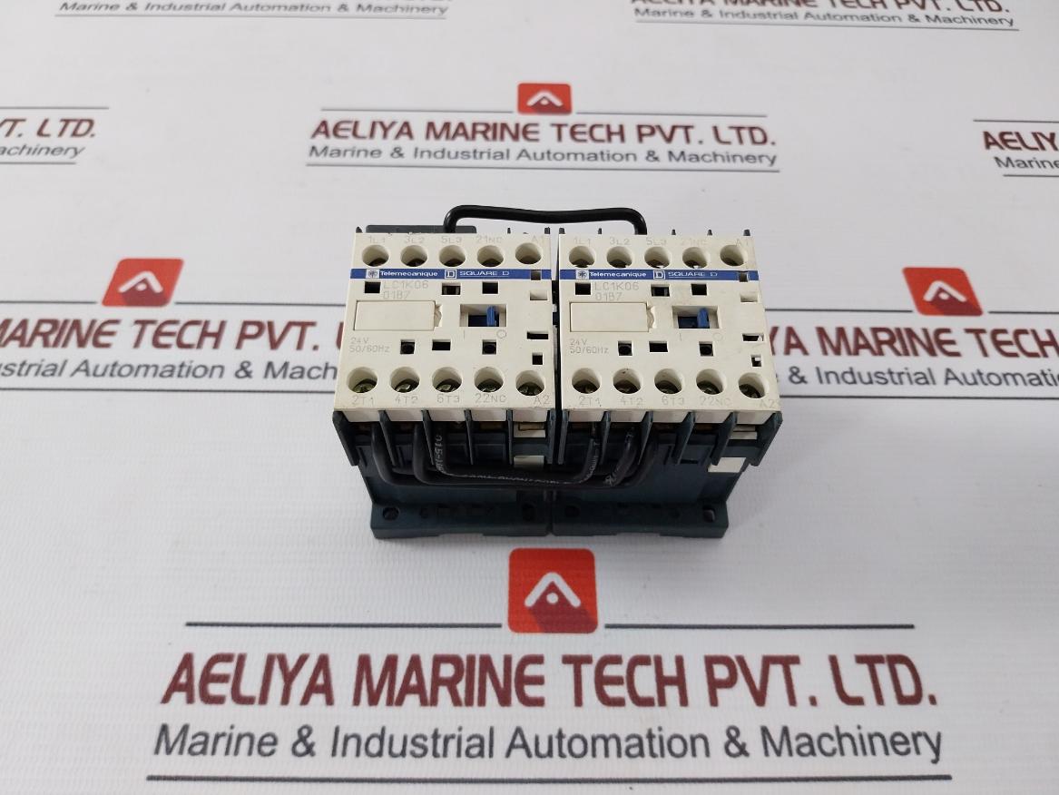Telemecanique Lc1K06 Contactor Set 24V 50/60Hz 20A 690V 15A 8Kv 600V 1.7Nm