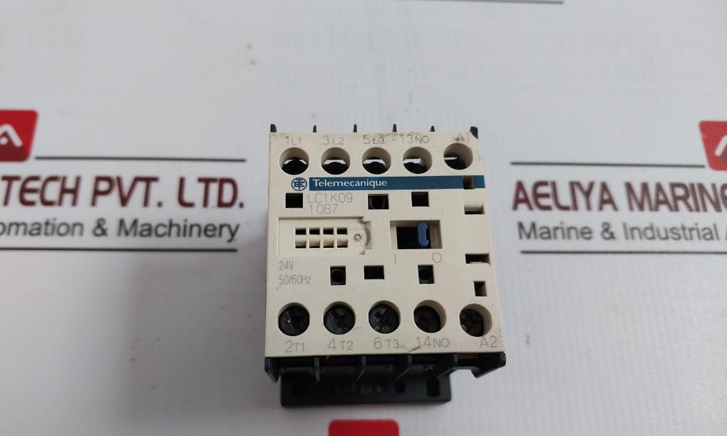 Telemecanique Lc1K0910B7 Contactor 24V 50/60Hz 20A 690V 8Kv 600V Jem Ac3, 1.0-1