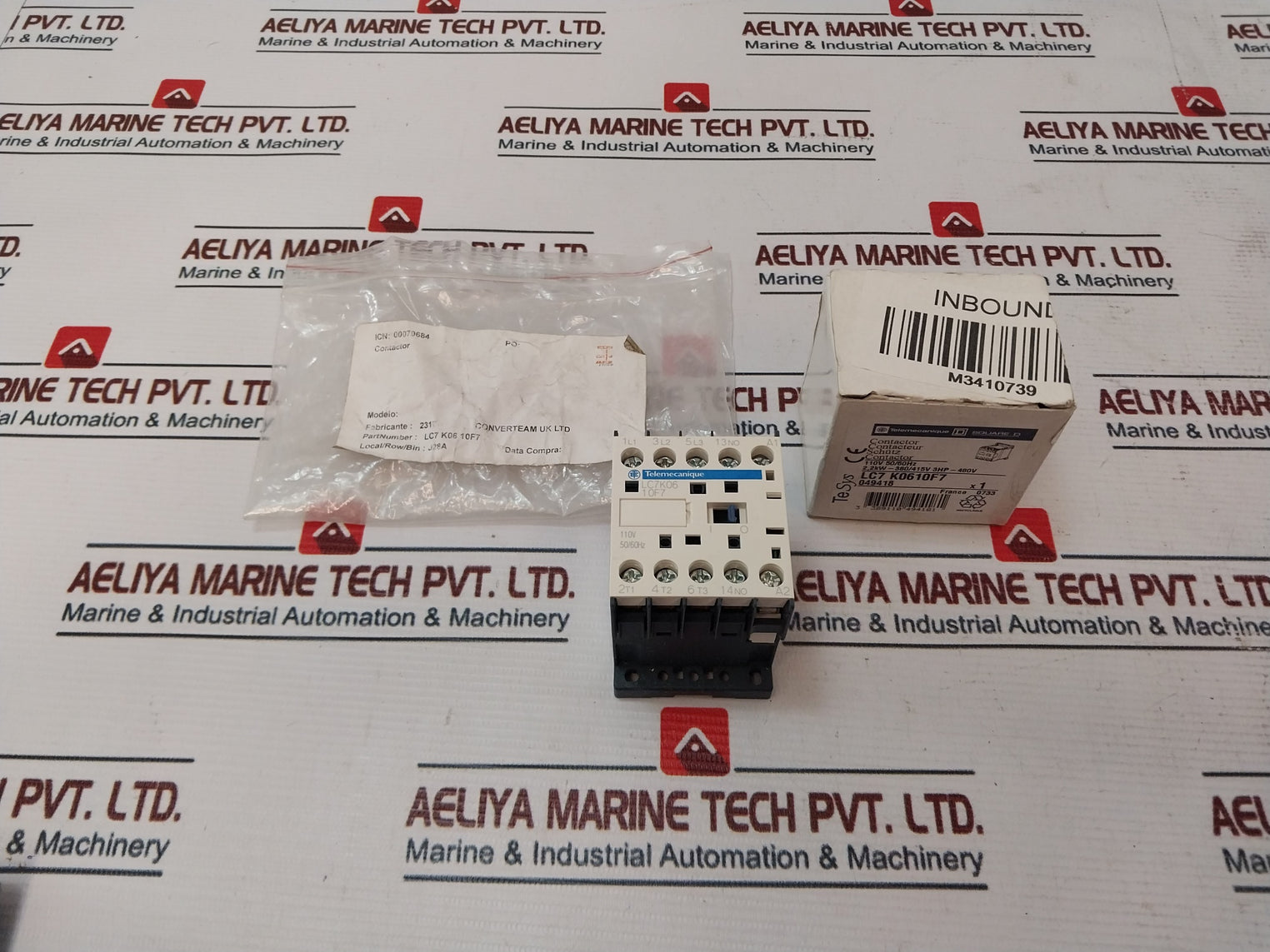 Telemecanique Lc7K0610F7 Contactor A013250 600V Awg.14-18 Cu A600 Q600