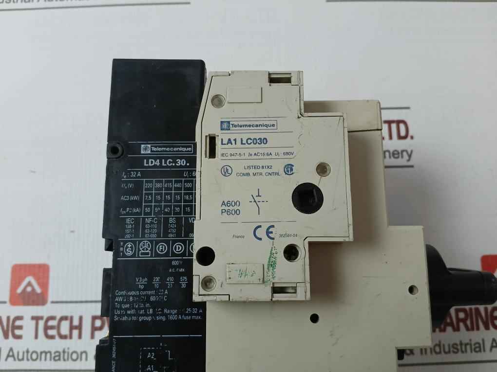 Telemecanique Ld4-lc130 Coil Integral 32 Motor Starter 220-240V 60Hz