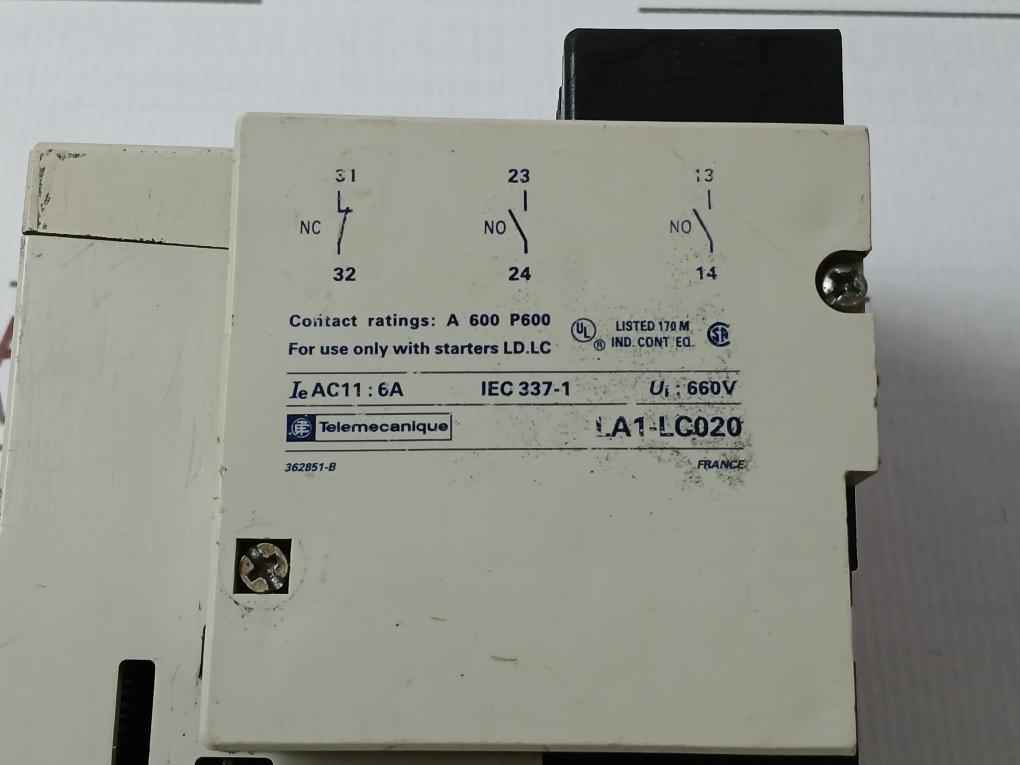 Telemecanique Ld4-lc130 Coil Integral 32 Motor Starter 220-240V 60Hz
