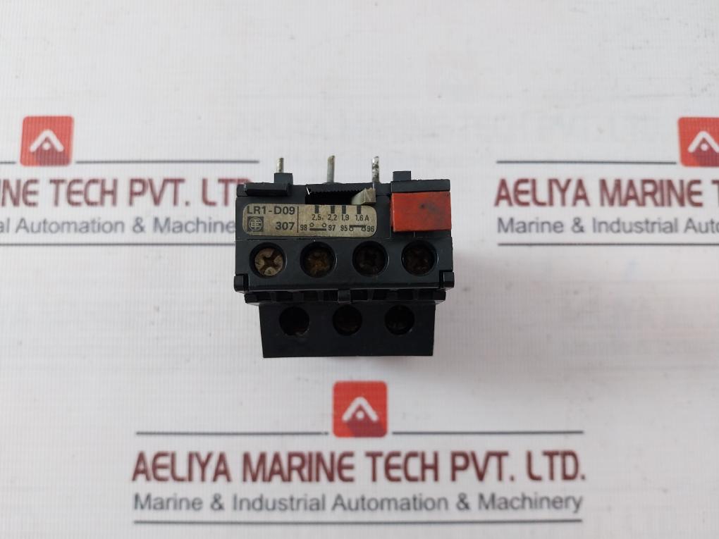 Telemecanique Lr1-d09 307 Thermal Overload Relay 1.6-2.5A 600V Max. Ac