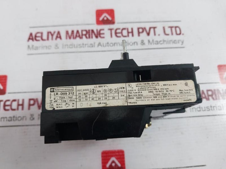 Telemecanique Lr1-d09312 Overload Relay 110A 127V 50Hz 364846-c